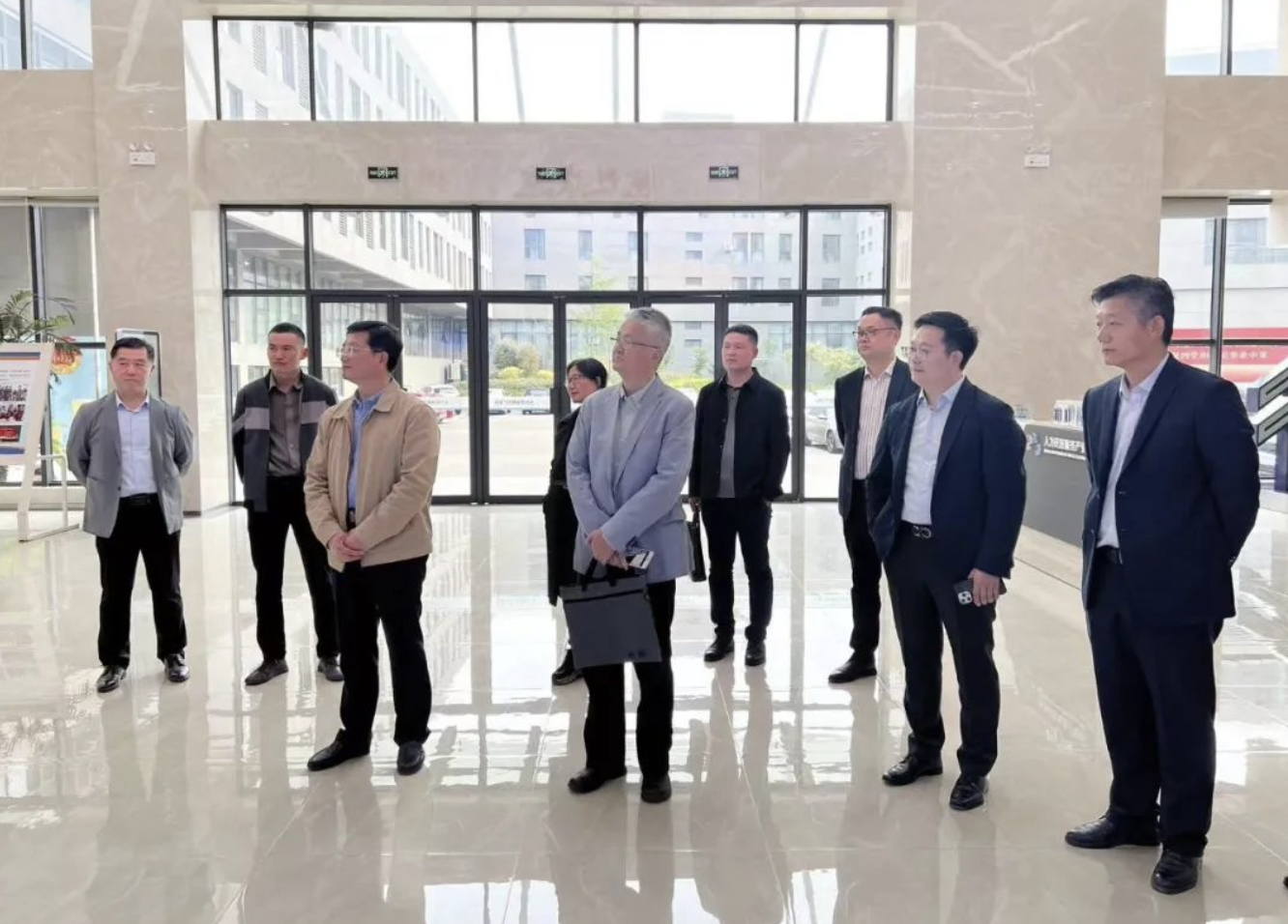 校企交流：中国矿业大学经济管理学院莅临博服人才集团参观指导(图1)